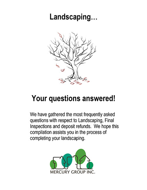Landscaping FAQs